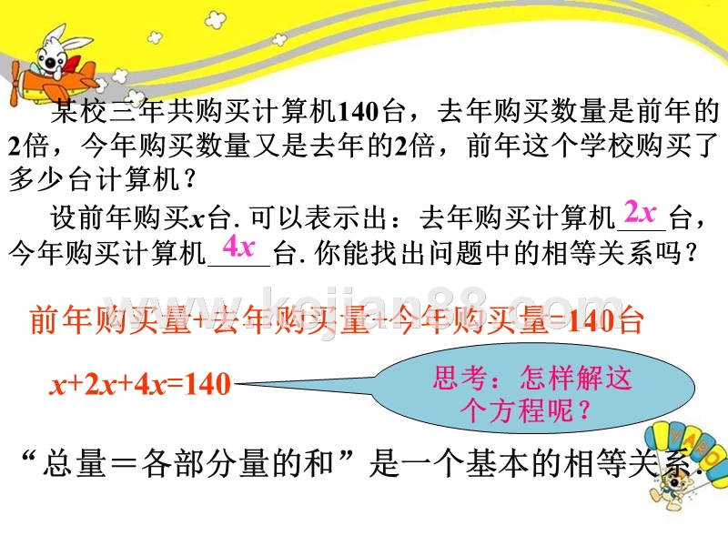 课外例题 一元一次方程 的解法 免费资源共享课件巴巴www Kejian Com公众号kejianbaba打包 Ppt 课件巴巴kejian Com